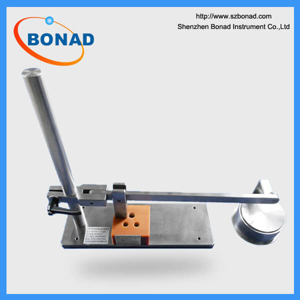BS1363 figure2a/2b Apparatus for mechanical strength test on resilient covers
